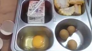 MBG di Cigemblong Lebak berisi telur dan jagung mentah dokistimewa