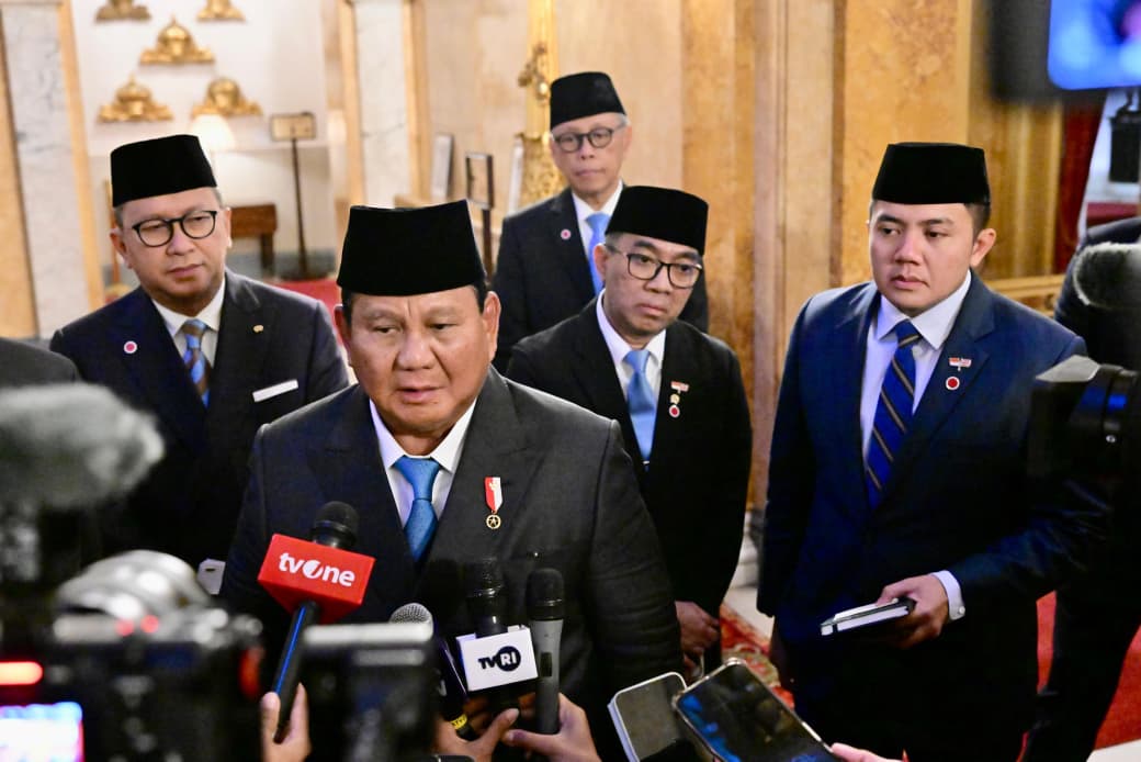 Presiden Prabowo menyampaikan bahwa Perdana Menteri PM Inggris Keir Starmer telah menyepakati kemitraan strategis baru antara Republik Indonesia dan Inggris Raya Foto BPMI Setpres