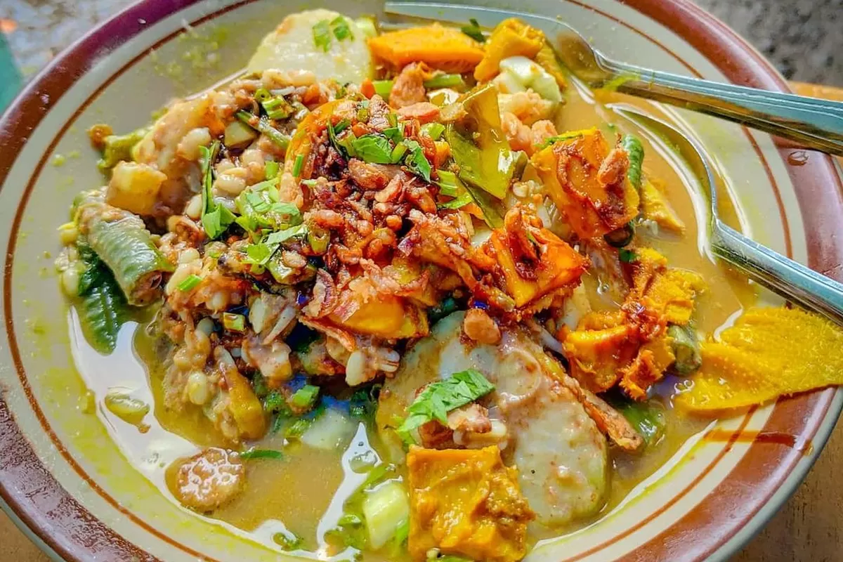 Rujak Soto Ikon Kuliner Unik Banyuwangi Foto Instagramdeargadis