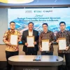 Telkomsat menandatangani dokumen Kerja Sama Strategis Empat Pihak bersama China Telecom Corporation Limited Satellite Communications Branch (CTSC), PT China Telecom Indonesia (CTID), dan PT Skyconn Satelit Indonesia. Skyconn