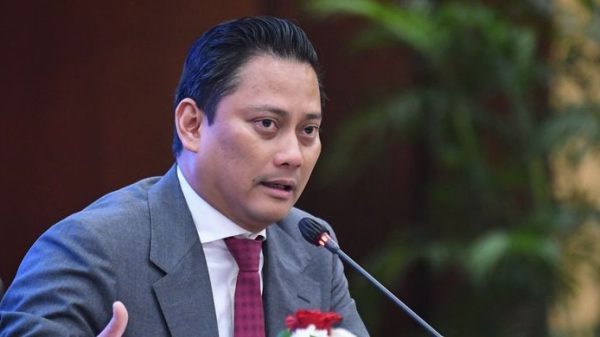 Wakil Menteri Keuangan II Thomas Djiwandono. Profil Thomas Djiwandono. Thomas Djiwandono calon Gubernur BI.(ANTARA FOTO/ADITYA PRADANA PUTRA)