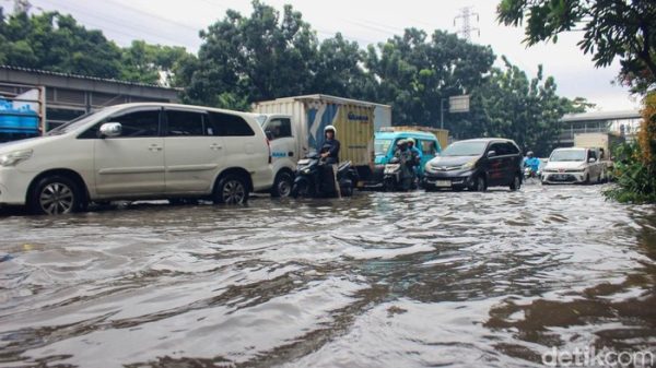 Banjir Jakarta (Muhammad Farrel/detikfoto)