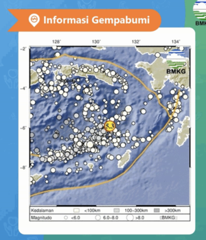 Gempa Maluku Tenggara M 53 Foto Dok BMKG