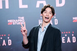 MADRID SPANYOL   13 Juli Aktor Sota Fukushi menghadiri sesi foto syuting The Head di studio Adisar pada 13 Juli 2022 di Madrid Spanyol Foto oleh Carlos AlvarezGetty Images