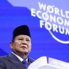 Prabowo Subianto, Presiden Indonesia, saat Forum Ekonomi Dunia (WEF) di Davos, Swiss, pada Kamis, 22 Januari 2026. Pertemuan tahunan para pemimpin politik, eksekutif puncak, dan selebritas di Davos ini berlangsung dari 19-23 Januari. Fotografer: Krisztian Bocsi/Bloomberg via Getty Images