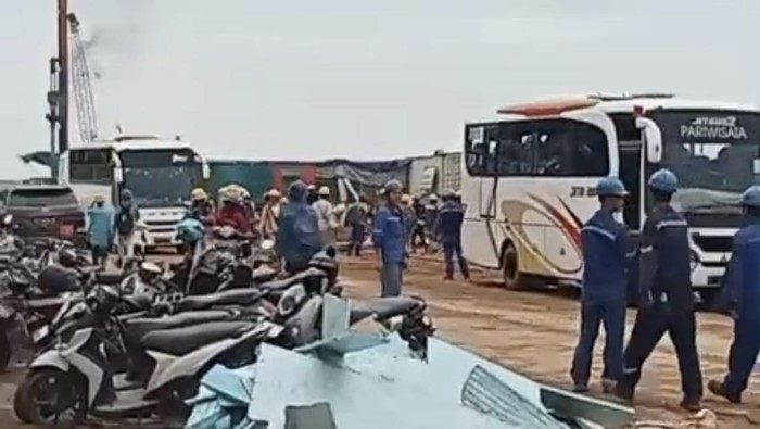 Pengeroyokan pekerja tambang nikel di Kolaka Sulawesi Tenggara Foto Dok Istimewa