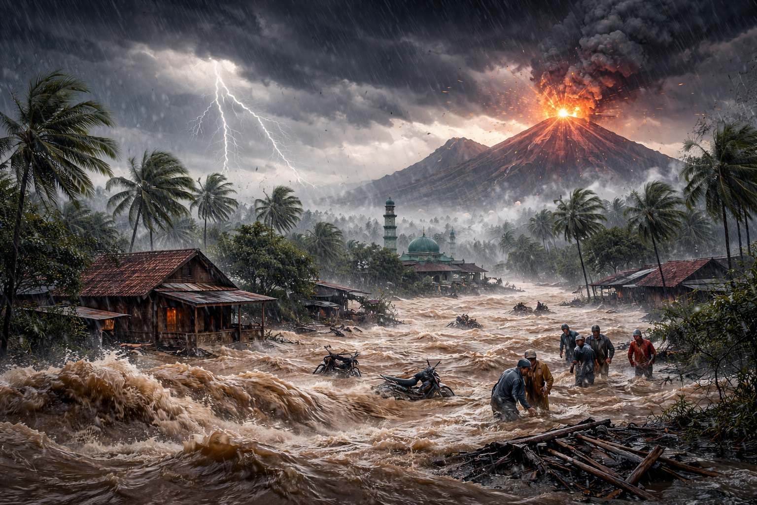 Ilustrasi Banjir Foto Dok Newest Indonesia