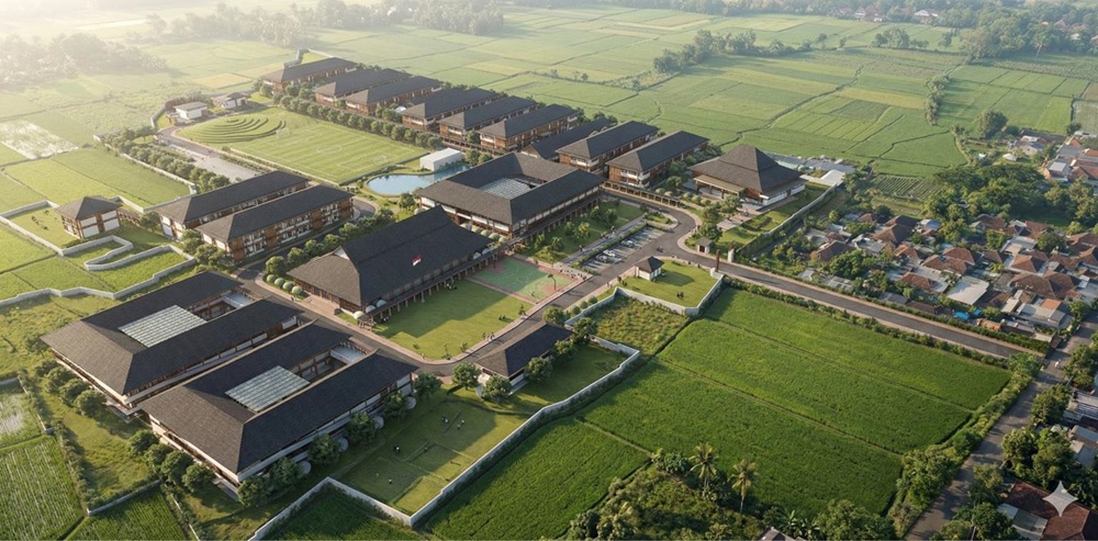  Ilustrasi bangunan Sekolah Rakyat pascabencana Foto dok KemenPU