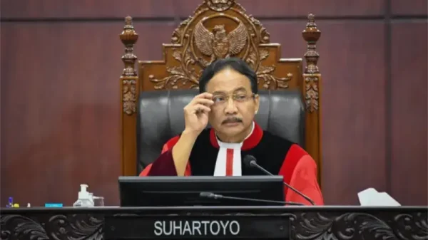 Ketua Mahkamah Konstitusi MK Suhartoyo ANTARA FOTOAditya Pradana Putra