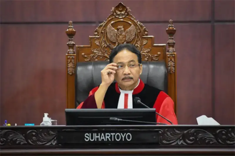 Ketua Mahkamah Konstitusi MK Suhartoyo ANTARA FOTOAditya Pradana Putra