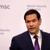 Menteri Luar Negeri AS Marco Rubio berbicara selama Konferensi Keamanan Munich MSC ke 62 pada 14 Februari 2026 di Munich Jerman selatan Kepala negara dan pemerintahan serta menteri luar negeri dan pertahanan dari seluruh dunia diharapkan hadir dalam pembicaraan kebijakan keamanan dari 13 hingga 15 Februari 2026 Foto oleh Alexandra BEIER  POOL  AFP via Getty Images