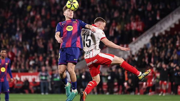 GIRONA SPANYOL   16 Februari Fermin Lopez dari FC Barcelona beraksi selama pertandingan sepak bola Liga Spanyol LaLiga EA Sports yang dimainkan antara Girona FC dan FC Barcelona di stadion Montilivi pada 16 Februari 2026 di Girona Spanyol Foto oleh Javier BorregoEuropa Press via Getty Images