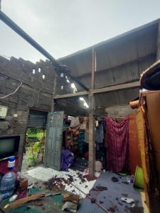 Penampakan dampak hujan lebat disertai angin kencang yang melanda sejumlah titik di Kabupaten Sleman Foto diunggah Minggu 122026 Foto dok BPBD Sleman