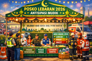 Posko Antisipasi Bencana Lebaran 2026 Ilustrasi