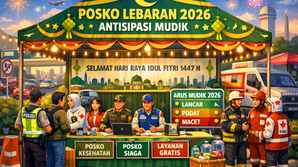 Posko Antisipasi Bencana Lebaran 2026 Ilustrasi