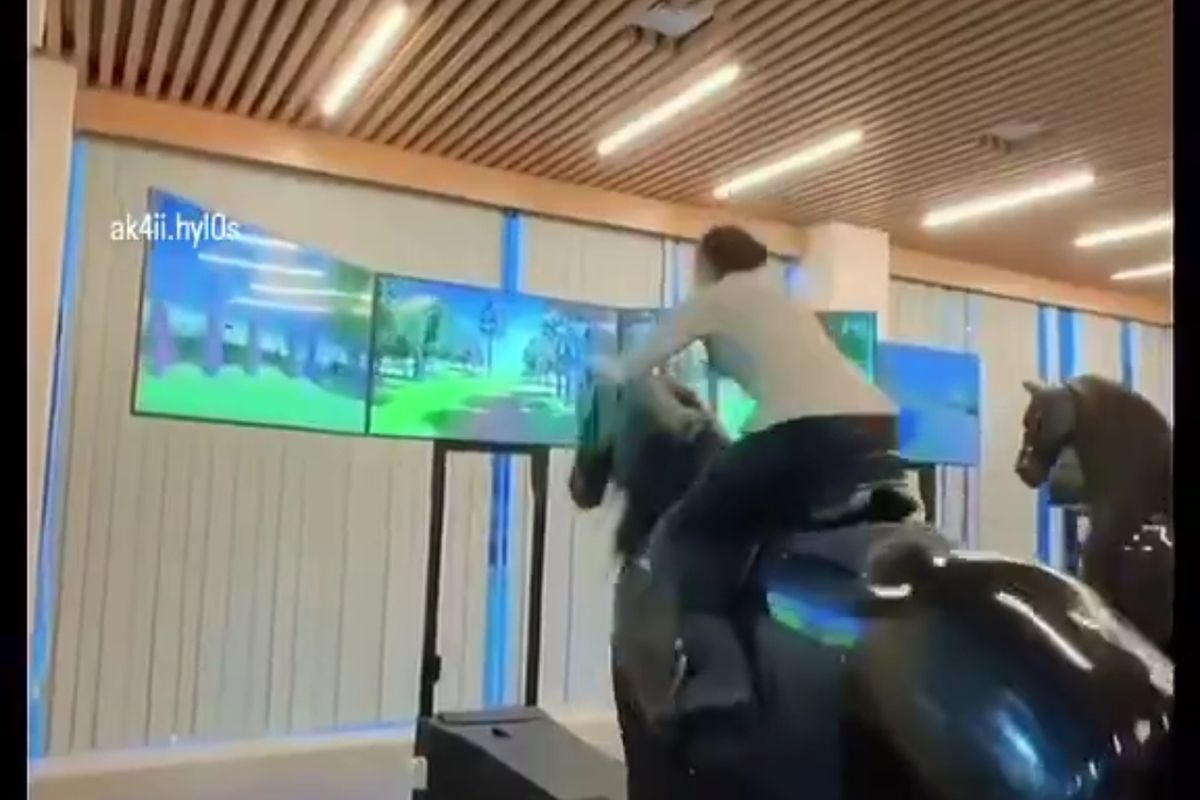 Simulator Kuda Di Mabes Polri Viral di media sosial Foto Dok X