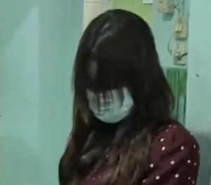 Wike Rahayu Pengemudi mobil Honda Brio berwarna putih Yang Nabrak Warung Di Binjai Sumatera Utara Sumut