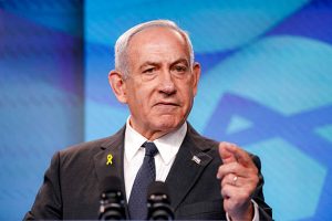 Perdana Menteri Israel Benjamin Netanyahu Foto NATHAN HOWARDPOOLAFP via Getty Images