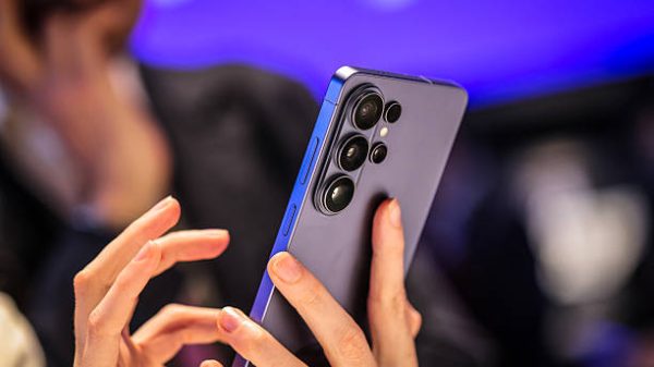 An attendee inspects a Samsung Galaxy S26 Ultra smartphone at the MWC Barcelona 2026 in Barcelona Spain on Monday March 2 2026 This years edition of MWC is heavily geared toward AI and establishing best practices to leverage it to drive sales and wider adoption Photographer Angel GarciaBloomberg via Getty Images