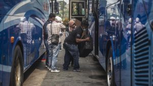 Ilustrasi Mudik Naik Bus Foto ANTARA FOTOAprillio Akbar