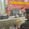 Foto Korban Bio saat melapor ke Polrestabes Palembang Dok Istimewa