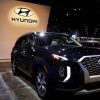 CHICAGO - 6 Februari: Hyundai Palisade 2020 dipamerkan di Pameran Otomotif Chicago ke-112 di McCormick Place, Chicago, Illinois pada 6 Februari 2020. (Foto oleh Raymond Boyd/Getty Images)
