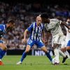 MADRID SPANYOL 21 APRIL Vini Jr pemain Real Madrid beraksi selama pertandingan LaLiga EA Sports antara Real Madrid CF dan Deportivo Alaves di Estadio Santiago Bernabeu pada 21 April 2026 di Madrid Spanyol Foto oleh David S BustamanteReal Madrid via Getty Images