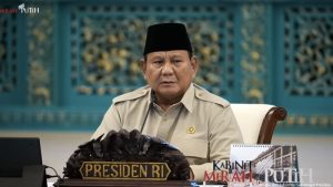 Presiden Prabowo Subianto (Dok. YouTube Setpres)