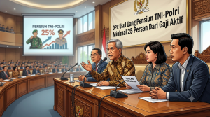 DPR Desak ASABRI Rombak Skema: Uang Pensiun TNI-Polri Diusulkan Minimal 25 Persen Dari Gaji Aktif. Foto: Ilustrasi Newest Indonesia