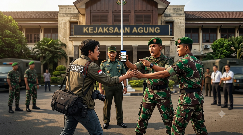 Wartawan tempo intimidasi oleh TNI
